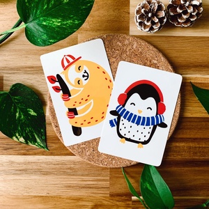 Set de 30 de carduri colorate cu contrast ridicat, Jucarii si echipamente pentru copii, Cadouri baby shower, Arta de hartie, ARTYNOS