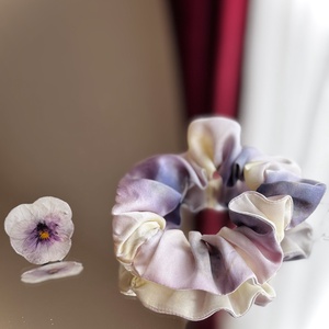 Elastic de par din matase vopsita vegetal, Imbracaminte si moda, Accesorii par, Elastic de par, Vopsirea matasei, Cusatura, ARTYNOS