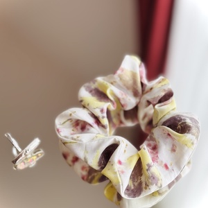 Elastic de par din matase vopsita vegetal, Imbracaminte si moda, Accesorii par, Elastic de par, Vopsirea matasei, Cusatura, ARTYNOS