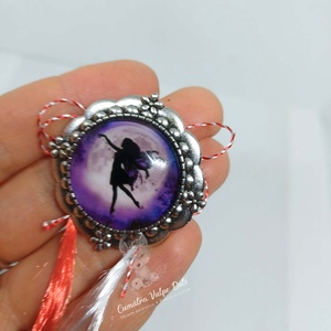 Martisor rotund, tip brosa, Bijuterii, Martisor, Cusatura, ARTYNOS