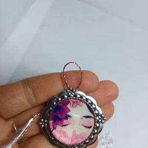 Martisor rotund, tip brosa, Bijuterii, Martisor, Cusatura, ARTYNOS