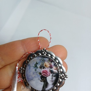 Martisor rotund, tip brosa, Bijuterii, Martisor, Cusatura, ARTYNOS