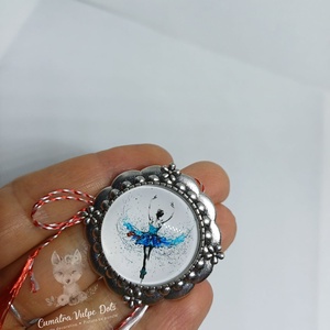 Martisor rotund, tip brosa, Bijuterii, Martisor, Cusatura, ARTYNOS