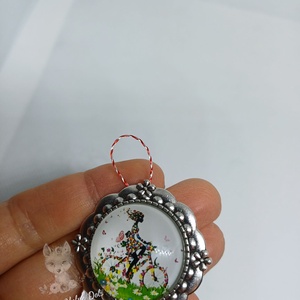 Martisor rotund, tip brosa, Bijuterii, Martisor, Cusatura, ARTYNOS