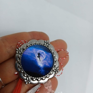 Martisor rotund, tip brosa, Bijuterii, Martisor, Cusatura, ARTYNOS