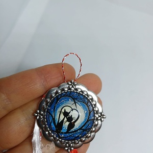 Martisor rotund, tip brosa, Bijuterii, Martisor, Cusatura, ARTYNOS