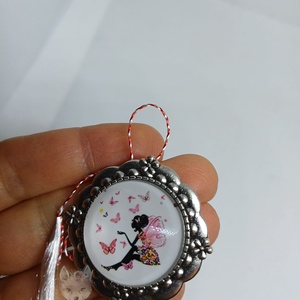 Martisor rotund, tip brosa, Bijuterii, Martisor, Cusatura, ARTYNOS