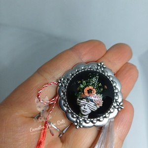 Martisor rotund, tip brosa, Bijuterii, Martisor, Cusatura, ARTYNOS