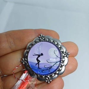 Martisor rotund, tip brosa, Bijuterii, Martisor, Cusatura, ARTYNOS