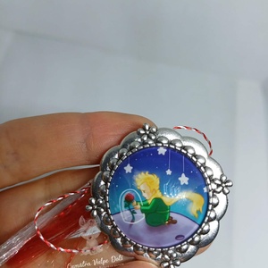 Martisor rotund, tip brosa, Bijuterii, Martisor, Cusatura, ARTYNOS