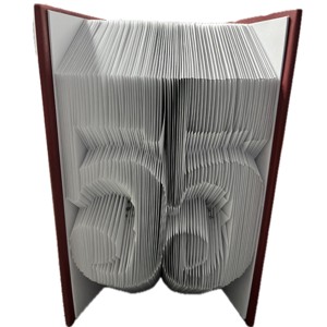 Gama unica de sculpturi de carti aniversare, Casa & Stil de viata, Accesorii pentru decorat casa, Decoratiuni de masa si decoratiuni pentru rafturi , Sculptura de carte, carte pliata, , ARTYNOS