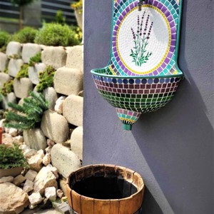 REKREDENC - Design mozaic, fântână de perete veche renovată, fântână -  - Artynos.ro