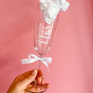 Elastic de păr Team Bride și pahar de șampanie -  - Artynos.ro