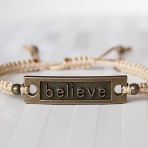 Bratara macramé impletita - Beige Believe, , , ARTYNOS
