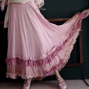 FUSTA LADY - fusta cu design romantic / pudra, Imbracaminte si moda, Haine dama, Fusta dama, Cusatura, Obiecte pictate, ARTYNOS