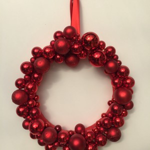 Red Giant advent decorare usa cu sfere, dimensiune gigant: 80cm, , , ARTYNOS