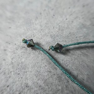 Brățară de apatită verde cu swarovski -  - Artynos.ro