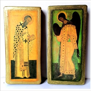 Doua icoane frumoase reprezentand sfinti, Casa & Stil de viata, Accesorii religioase, Cruce, , ARTYNOS