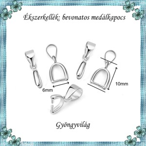 Fermoar pentru bijuterii placat cu argint E925-MK04-10 5 buc/pachet -  - Artynos.ro