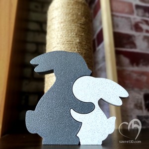 Statueta Cuddling bunnies -  - Artynos.ro