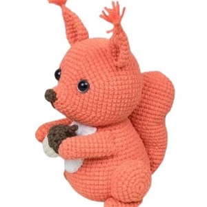 VEVERITA CU GHINDA - jucării și echipamente pentru copii - plușuri - figurine de pluș - Artynos.ro