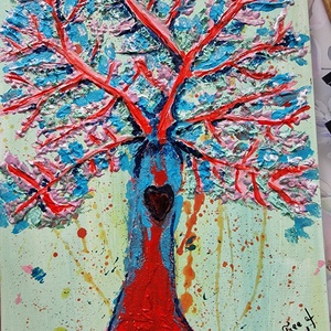 Tree of Life, Casă & Stil de viață, Accesorii pentru decorat casa, Picturi murale, Tablouri/picturi pe pânză, Pictură, ARTYNOS