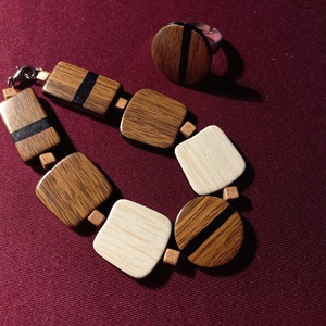 Set bratara plus inel , Bijuterii, Bratari, Bratari din margele, Confectionarea bijuteriilor, ARTYNOS