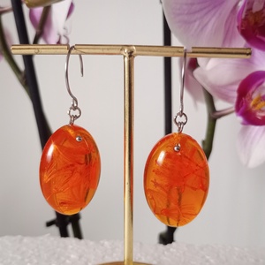 Cercei ovali , Bijuterii, Cercei, Cercei din rasina, , ARTYNOS