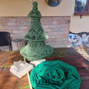 Brad macrame 3d - crăciun - moș nicolae - cadouri de moș nicolae - Artynos.ro