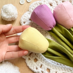 Lalele textile  - casă & stil de viață - decorațiuni de casă - accesorii florale - flori la fir - Artynos.ro