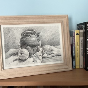 Desen in creion - ulcior cu mar si para, Arte vizuale si accesorii , Grafica, ilustratie, Desen in creion, Fotografie, grafica, desen, ilustratie, ARTYNOS