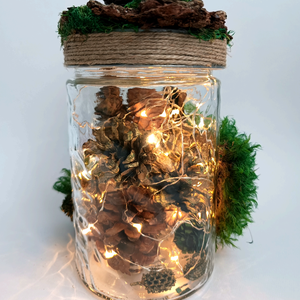 Decorațiune cu luminițe  - casă & stil de viață - decorațiuni de casă - decorațiuni de masă și rafturi - sticle ornamentale - Artynos.ro