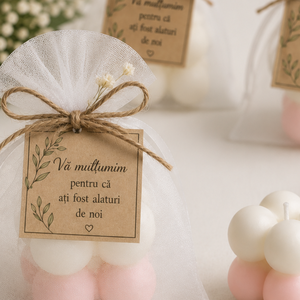 Marturia bubble botez/nuntă/cununie - accesorii nuntă - amintiri și cadouri de nuntă - mărturii - Artynos.ro