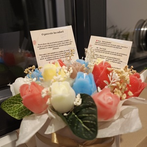 Aranjament cu poveste - casă & stil de viață - decorațiuni de casă - accesorii florale - cutii cu flori - Artynos.ro