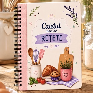 Caiet de retete pentru 80 de retete A5, Casa & Stil de viata, Echipamente de bucatarie, Ustensile de bucatarie, Caiet de retete, , ARTYNOS