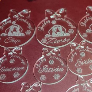 Ornament plexi personalizat pentru pomul de Crăciun! -  - Artynos.ro
