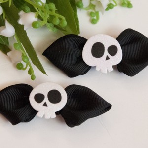 Clip de par cu arc negru pentru Halloween, , , ARTYNOS