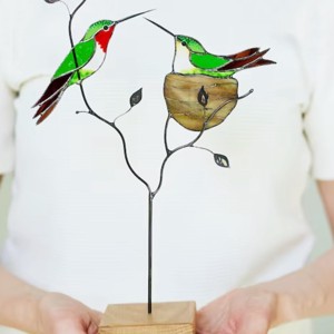 Colibri pereche decor de masă - casă & stil de viață - accesorii pentru decorat casa - decorațiuni de masă și decorațiuni pentru rafturi  - decorațiuni de masă - Artynos.ro