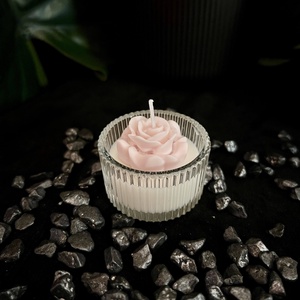 Mărturii Nuntă/Botez Luxury Flower 3 - accesorii nuntă - materiale decor pentru nuntă - lumânări de nuntă și suport lumânări - Artynos.ro