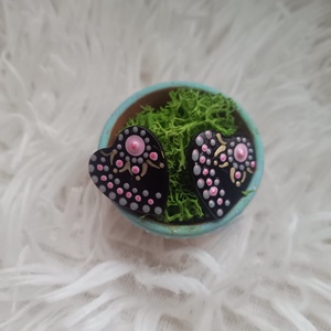 Cercei inimioara negri - Artynos.ro