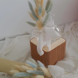 Lumânare cununie/ lumânare botez băiețel, din ceară naturală de albine - accesorii nuntă - materiale decor pentru nuntă - lumânări de nuntă și suport lumânări - Artynos.ro