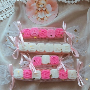 Marturii botez bebe fetita, personalizate, nume fata, Jucarii si echipamente pentru copii, Daruri de botez, Lumanare si fabricarea lumanarilor, ARTYNOS
