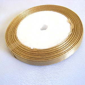 Panglica satin maro deschis10 mm 51883, Accessorii si unelte, Mercerie, Panglica, curea, Impletituri, broderie cu margele, ARTYNOS