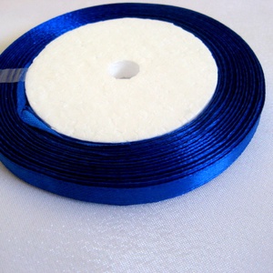 Panglica satin albastru 10 mm 51881, Accessorii si unelte, Mercerie, Panglica, curea, , ARTYNOS