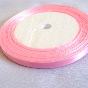 Panglica satin roz deschis 10 mm 51880, Accessorii si unelte, Mercerie, Panglica, curea, Confectionarea bijuteriilor, Aranjament de flori, ARTYNOS