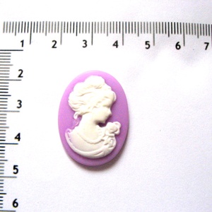 Cabochon camee din rasina 51714, Accessorii si unelte, Margea, componente de bijuterii, Cabochon, , ARTYNOS