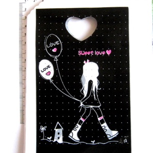 Punguta plastic de cadou cu fete diferite 17563 - crăciun - accesorii cadou de crăciun - hârtii de ambalat cadouri - Artynos.ro