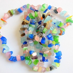 Chips ochi de pisica multicolor 22458, Accessorii si unelte, Margea, componente de bijuterii, Piatra pretioasa, Confectionarea bijuteriilor, ARTYNOS