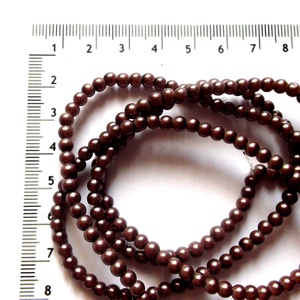 perle din rasina acrilica maro 43713, Accessorii si unelte, Margea, componente de bijuterii, Margea din plastic, Confectionarea bijuteriilor, ARTYNOS