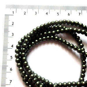 perle din rasina acrilica verde inchis 43718, Accessorii si unelte, Margea, componente de bijuterii, Margea din plastic, Confectionarea bijuteriilor, ARTYNOS